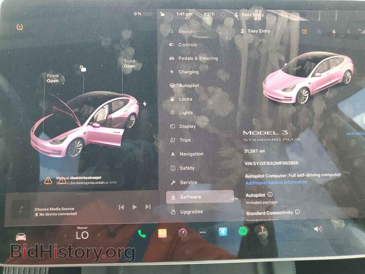 2021 TESLA MODEL 3 - VIN: 5YJ3E1EA2MF063856 - Фото 9