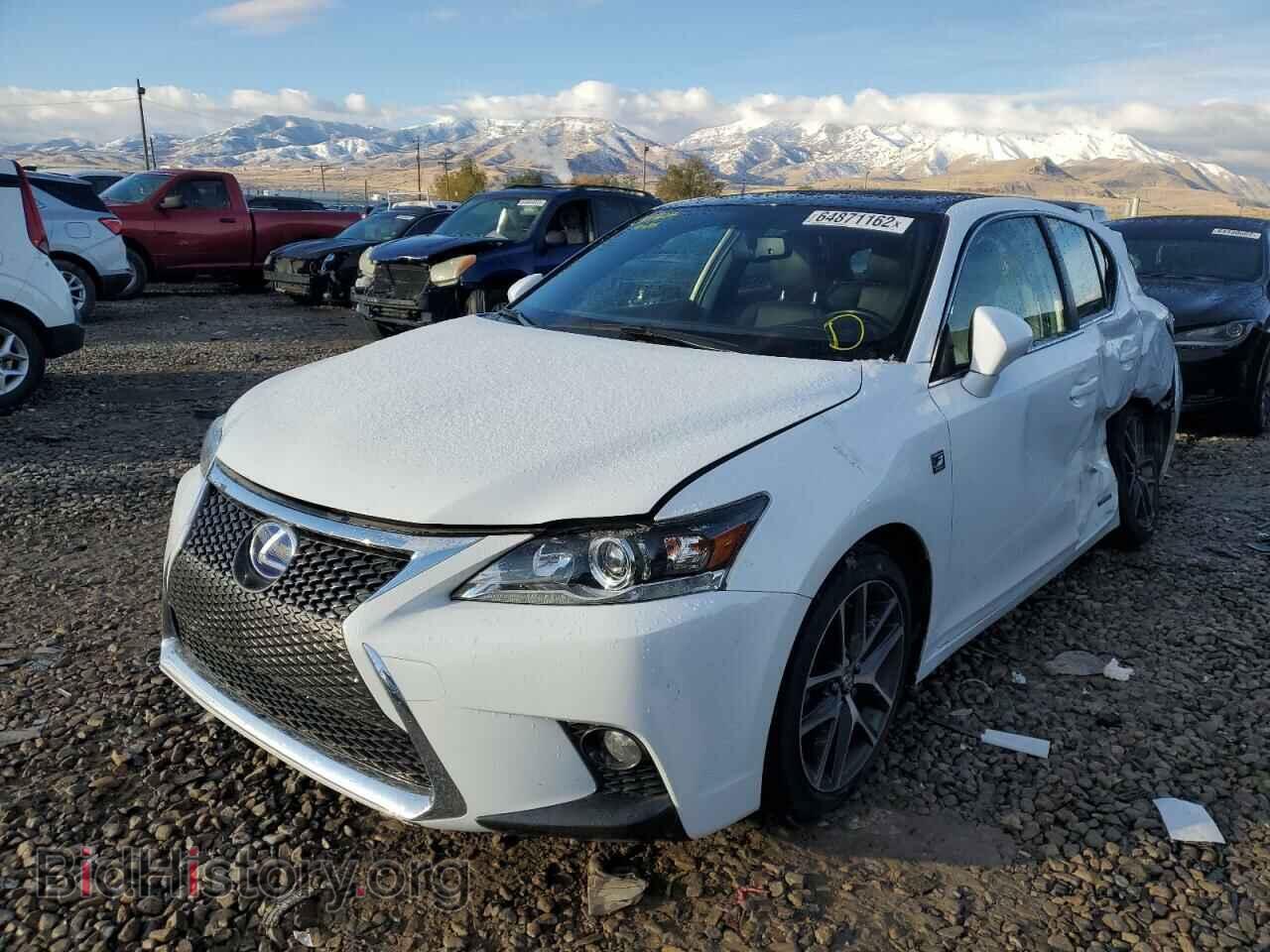 2016 LEXUS CT 200 - VIN: JTHKD5BH4G2273940 - Фото 2