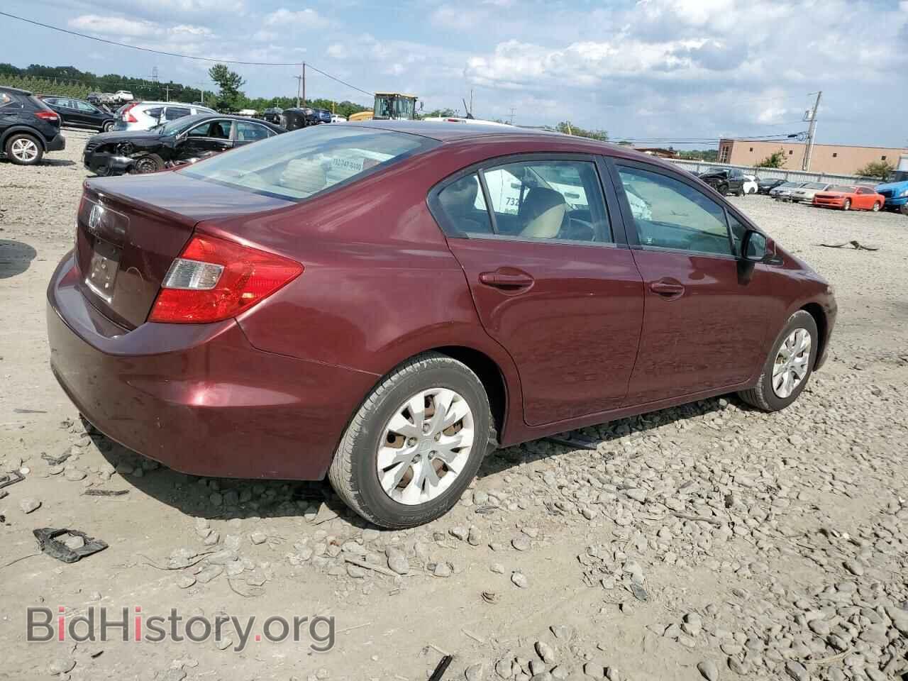 2012 HONDA CIVIC - VIN: 19XFB2F52CE321553 - Фото 3