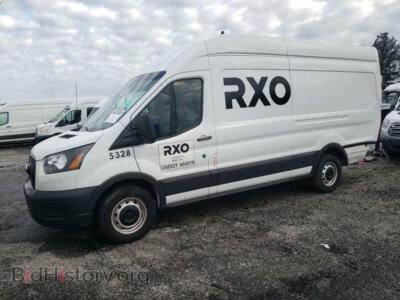 2021 Ford TRANSIT Transit T-, white — VIN 1FTBR3X87MKA18923, Copart
