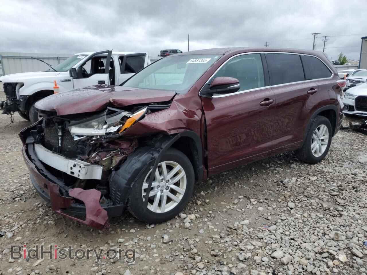 Фотография 5TDZARFH2FS012940 - TOYOTA HIGHLANDER 2015