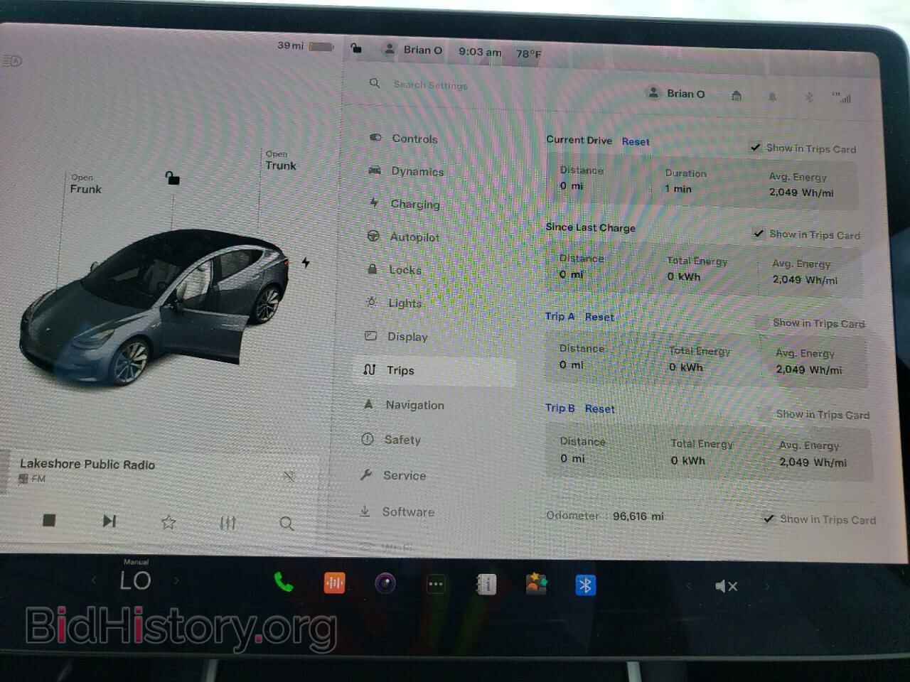 2019 TESLA MODEL 3 - VIN: 5YJ3E1EB4KF450771 - Фото 9
