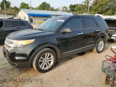 2012 Ford EXPLORER XLT, black — VIN 1FMHK7D91CGA03236, Copart
