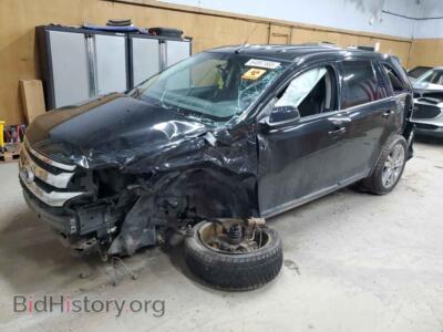 2013 Ford EDGE SEL, черный — VIN 2FMDK3JC2DBA25701, Copart