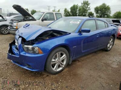 2012 Dodge CHARGER R/T, blue — VIN 2C3CDXDT7CH306499, Copart
