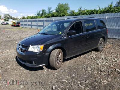 2017 Dodge CARAVAN Grand Cara, black — VIN 2C4RDGCG6HR852416, Copart