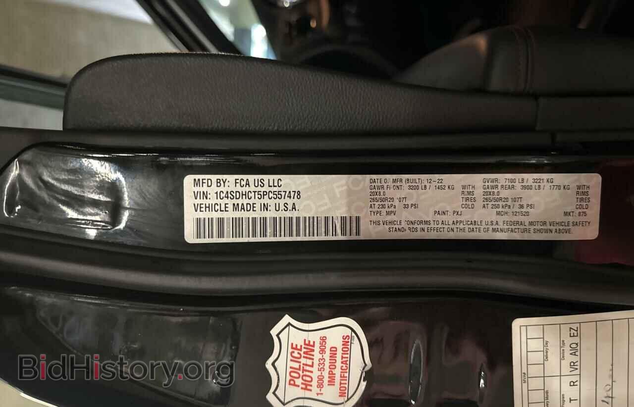 2023 DODGE DURANGO - VIN: 1C4SDHCT5PC557478 - Фото 11