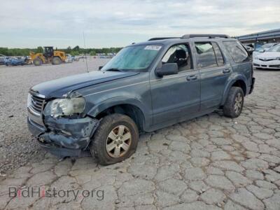 2010 Ford EXPLORER XLT, gray — VIN 1FMEU6DE4AUA30806, Copart