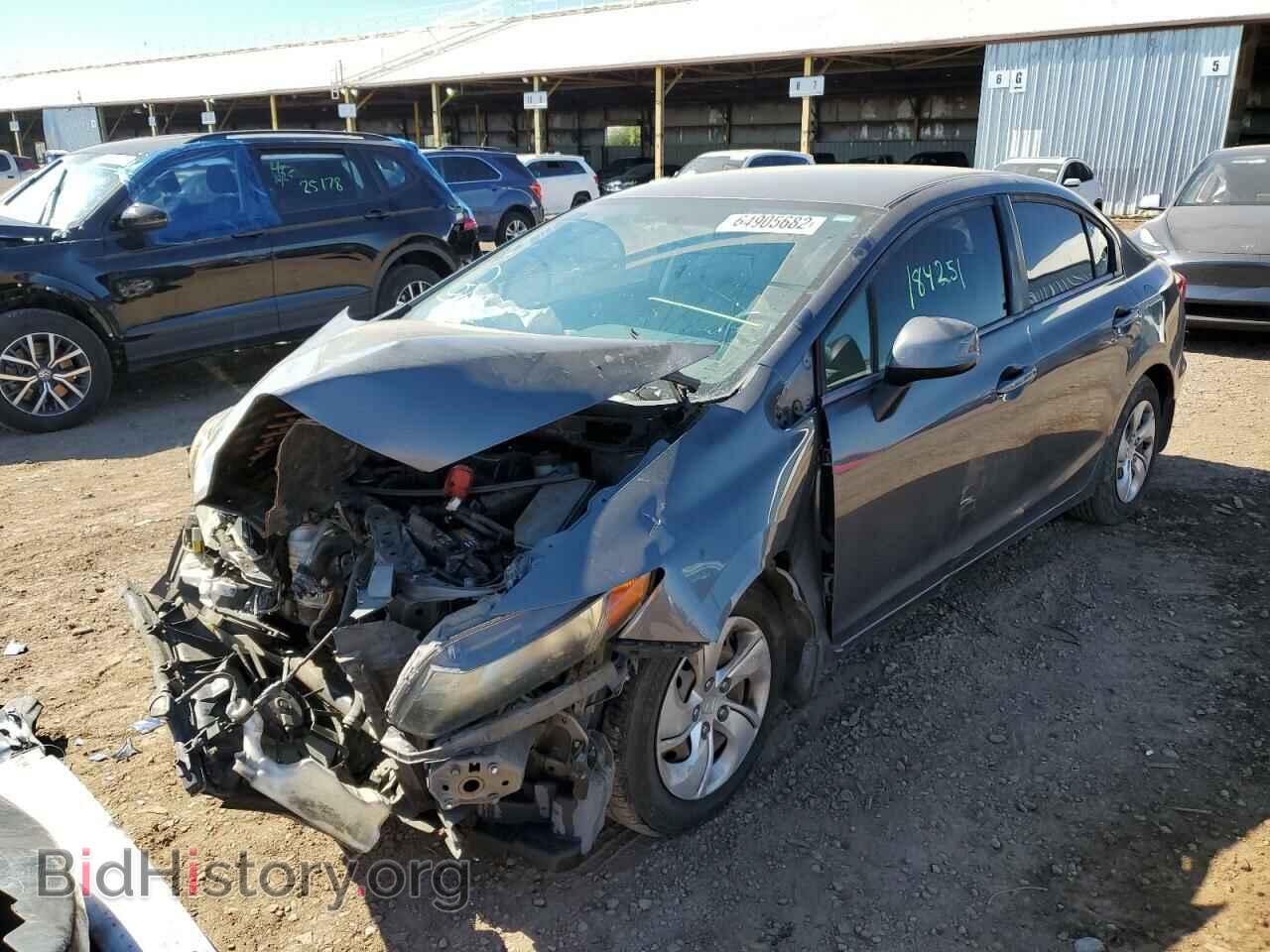 2012 HONDA CIVIC - VIN: 2HGFB2F52CH304242 - Фото 2