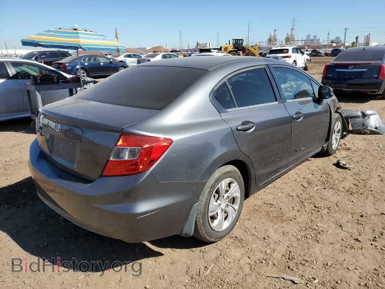 2012 HONDA CIVIC - VIN: 2HGFB2F52CH304242 - Фото 4