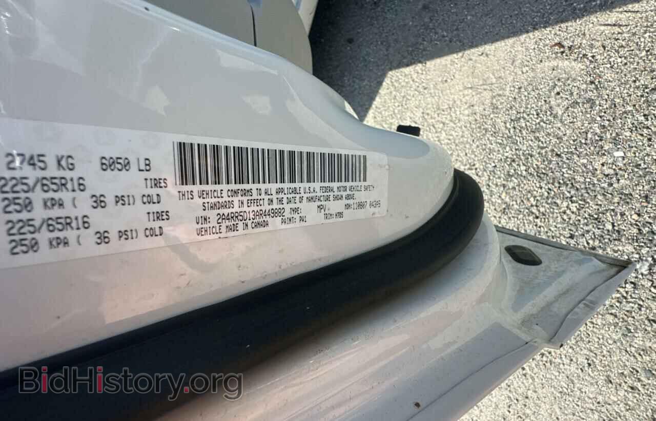 2010 CHRYSLER MINIVAN - VIN: 2A4RR5D13AR449882 - Фото 10
