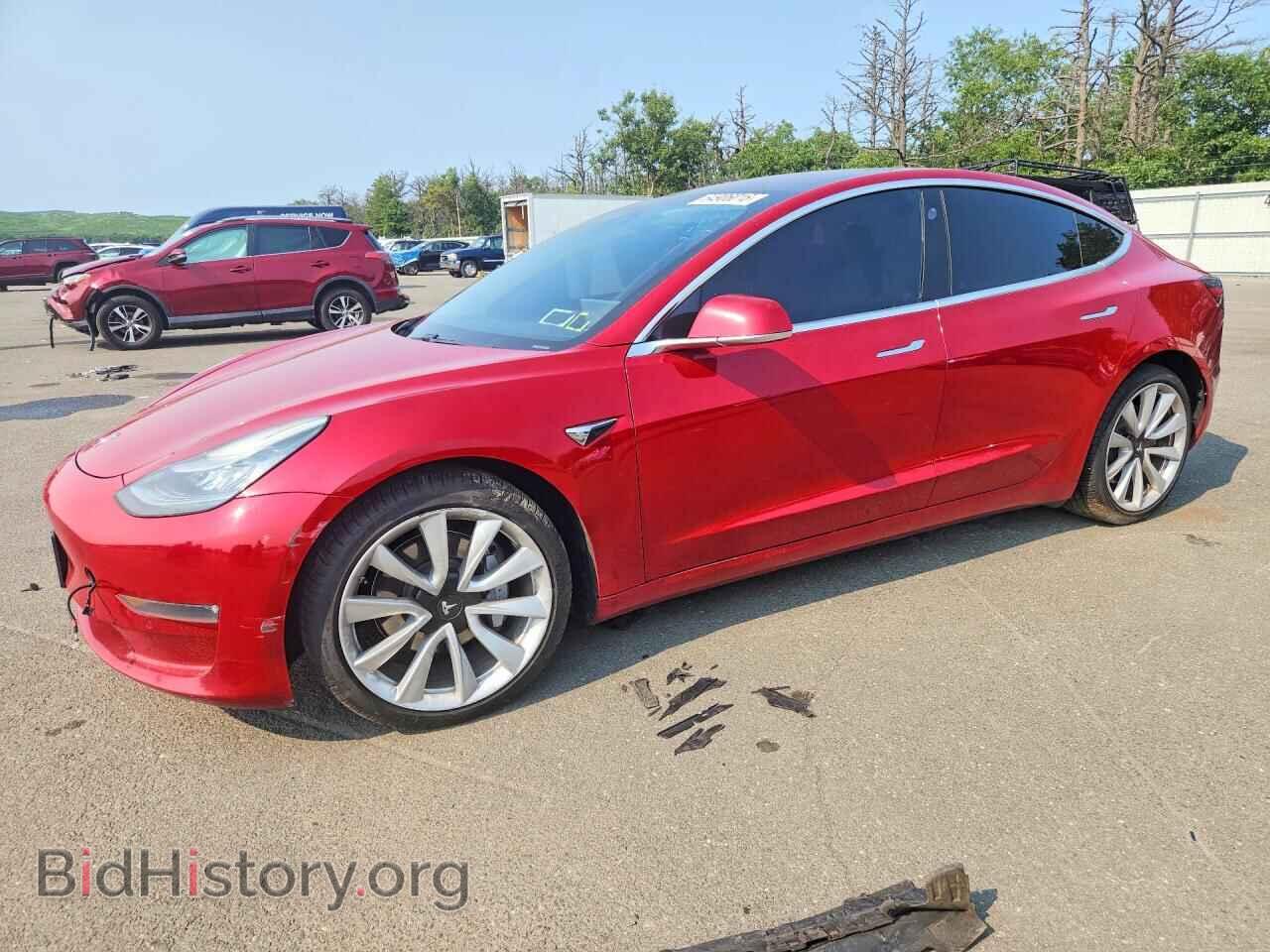 2018 Tesla MODEL 3 (VIN 5YJ3E1EB2JF147552) — photo 1 of 12, Copart, damage: rear end
