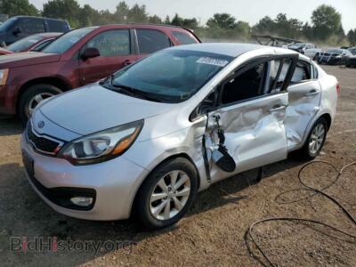 2012 Kia RIO RIO EX, silver — VIN KNADN4A39C6084272, Copart