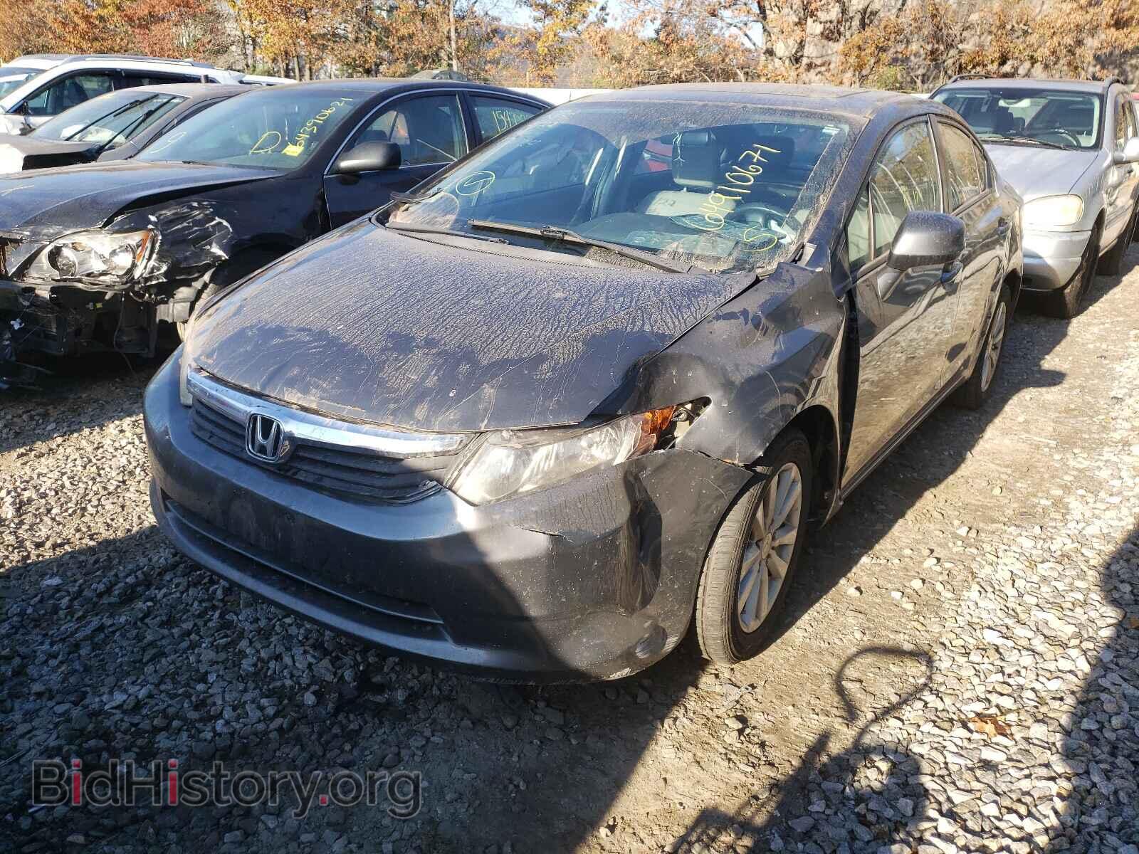 2012 HONDA CIVIC - VIN: 2HGFB2F85CH553466 - Фото 2