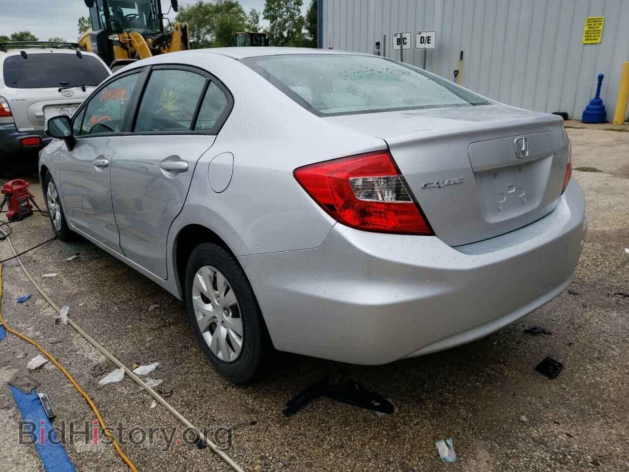 2012 HONDA CIVIC - VIN: 2HGFB2F56CH558455 - Фото 2