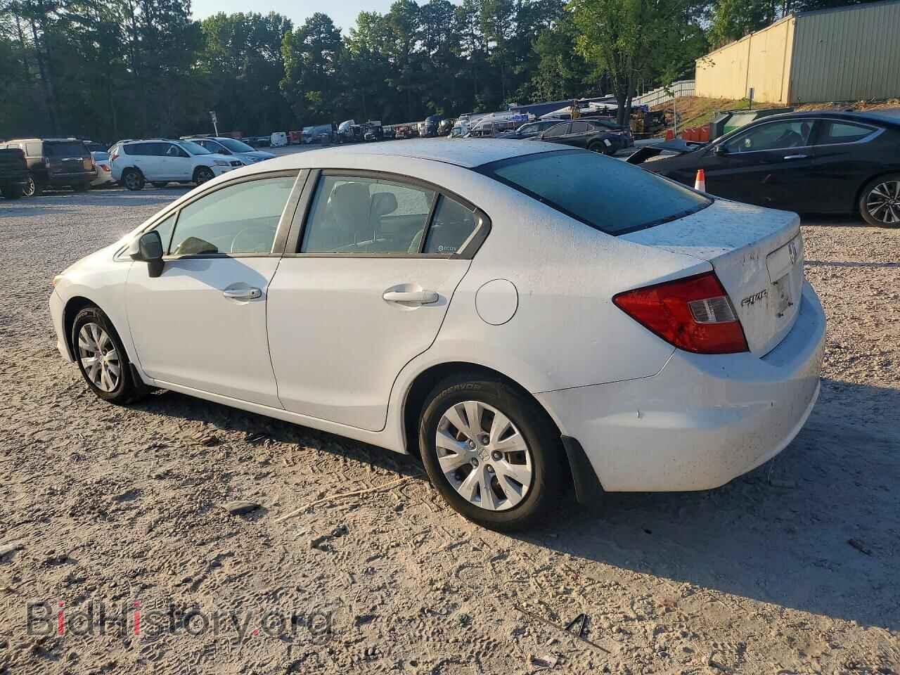 2012 HONDA CIVIC - VIN: 2HGFB2F52CH326547 - Фото 2