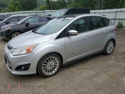 2013 Ford CMAX SEL, серебристый — VIN 1FADP5BU3DL500965, Copart