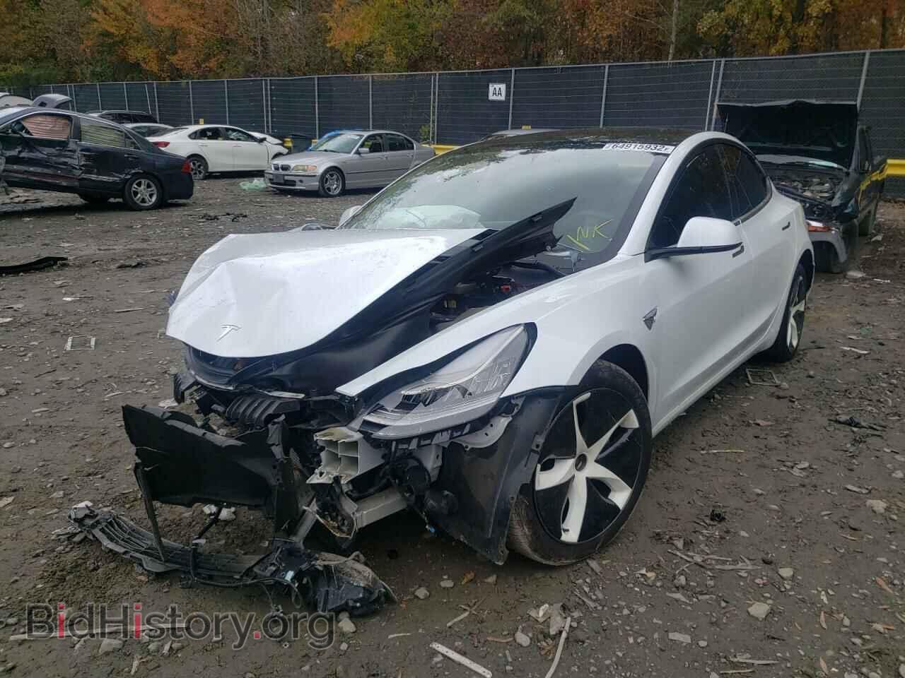 2019 TESLA MODEL 3 - VIN: 5YJ3E1EB9KF493535 - Фото 2