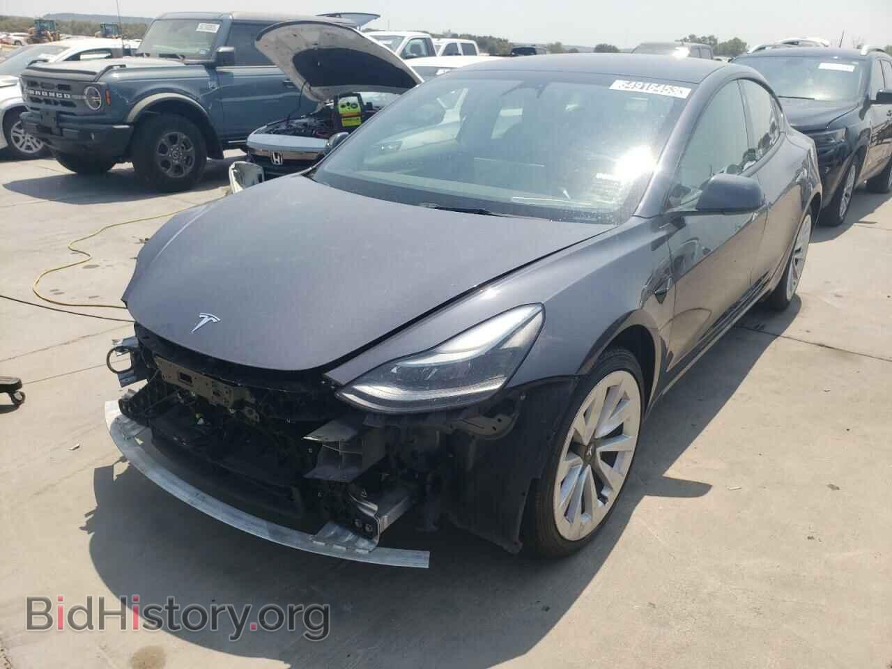 Photo 5YJ3E1EA7NF185419 - TESLA MODEL 3 2022