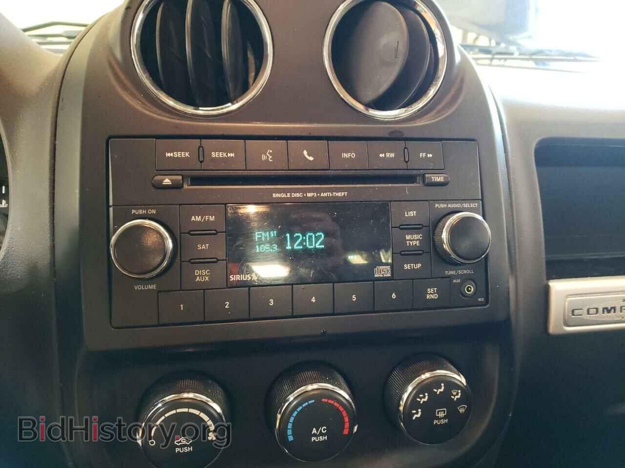 2016 JEEP COMPASS - VIN: 1C4NJDBB6GD556695 - Фото 9