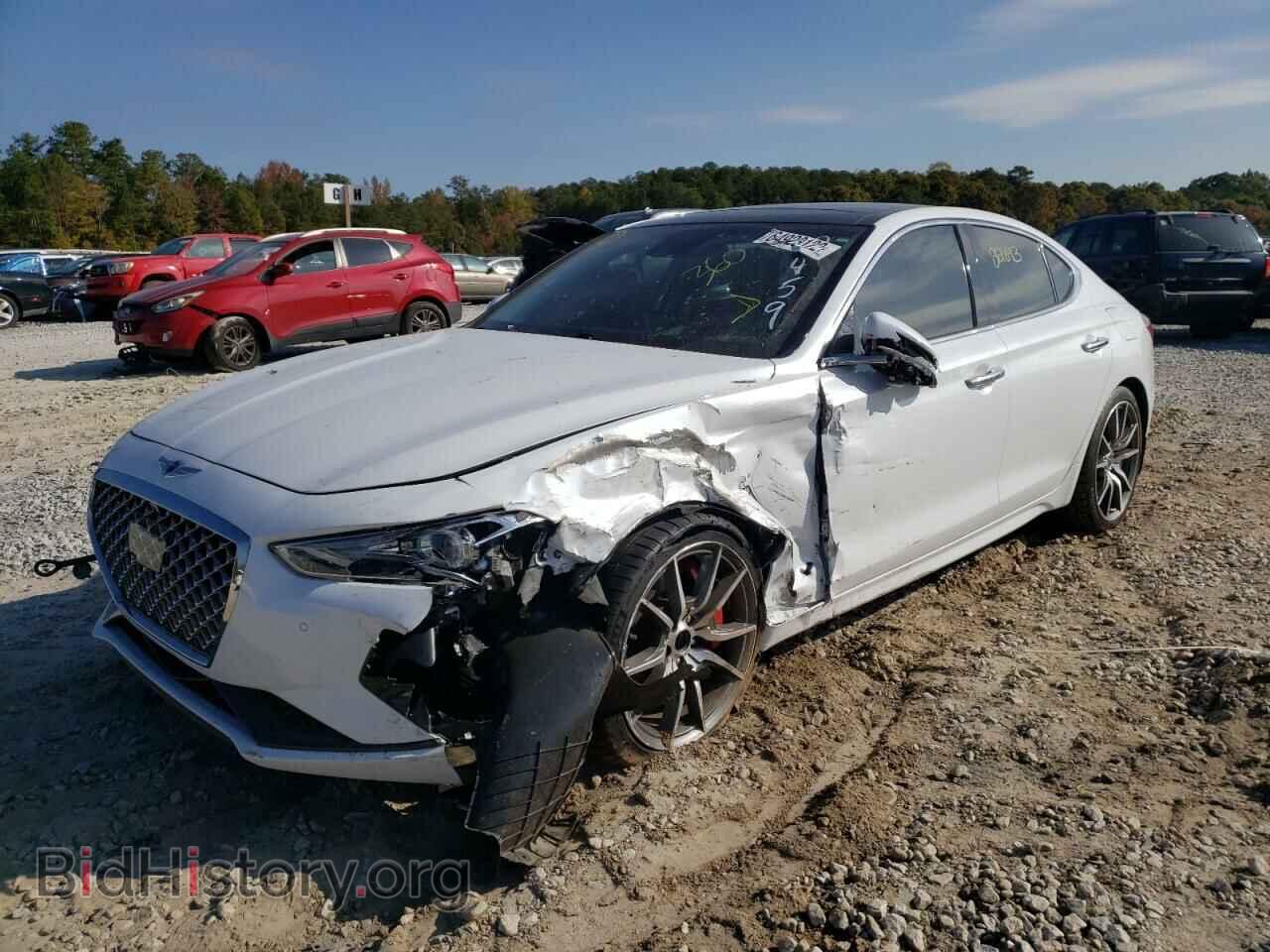 2019 GENESIS G70 - VIN: KMTG34LE1KU022459 - Фото 2