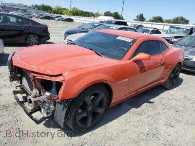 2011 Chevrolet CAMARO Camaro LS, оранжевый — VIN 2G1FA1EDXB9148957, Copart