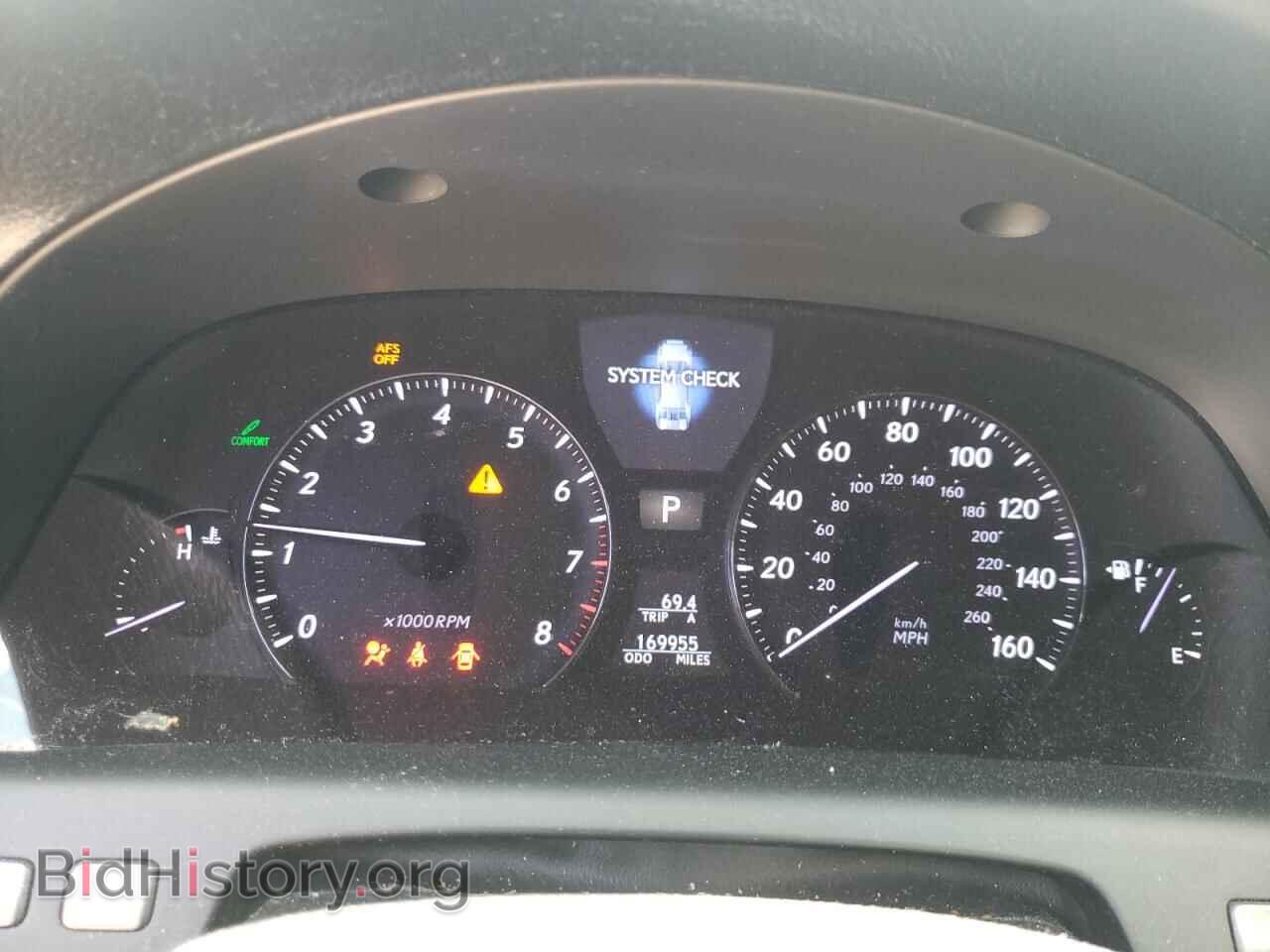2012 LEXUS LS460 - VIN: JTHBL5EF2C5111732 - Photo 9