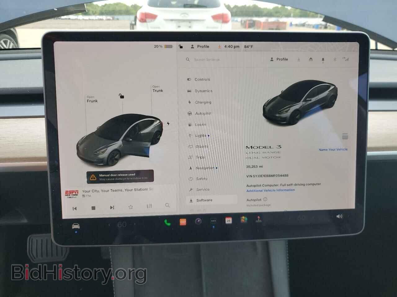 2021 TESLA MODEL 3 - VIN: 5YJ3E1EB8MF054488 - Фото 9