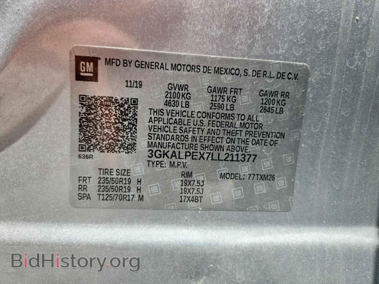 2020 GMC TERRAIN - VIN: 3GKALPEX7LL211377 - Фото 12