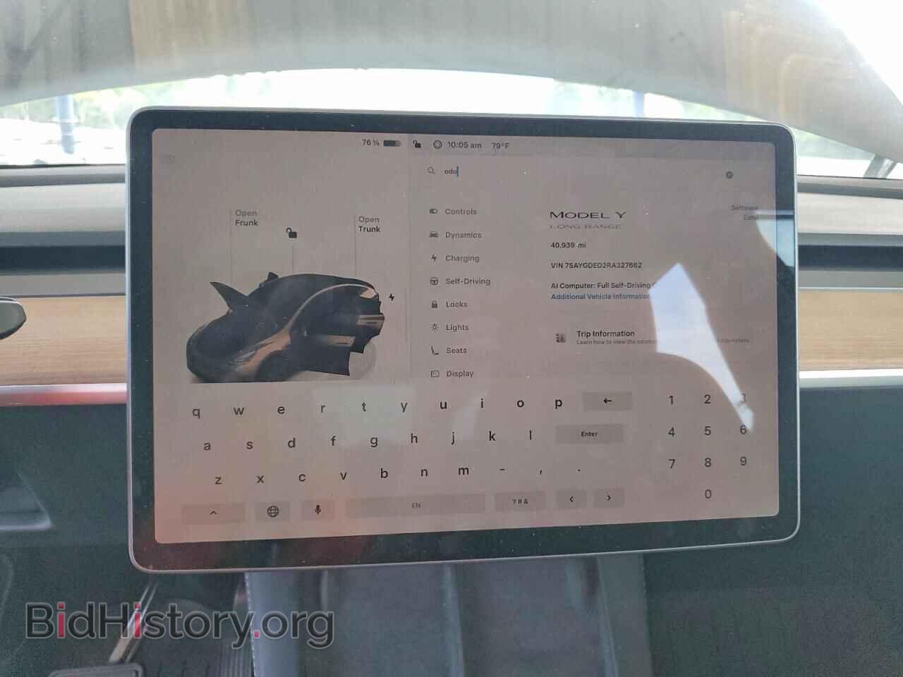 2024 TESLA MODEL Y - VIN: 7SAYGDED2RA327662 - Photo 9