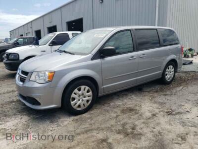 2015 Dodge CARAVAN SE, серебристый — VIN 2C4RDGBG0FR612079, Copart