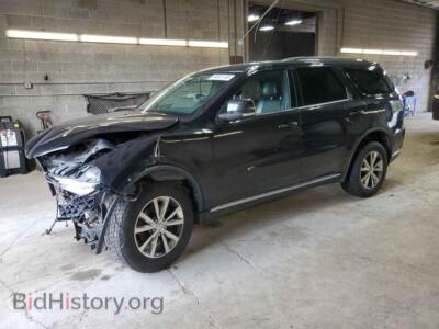 2016 Dodge DURANGO Limited, black — VIN 1C4RDJDG2GC419677, Copart