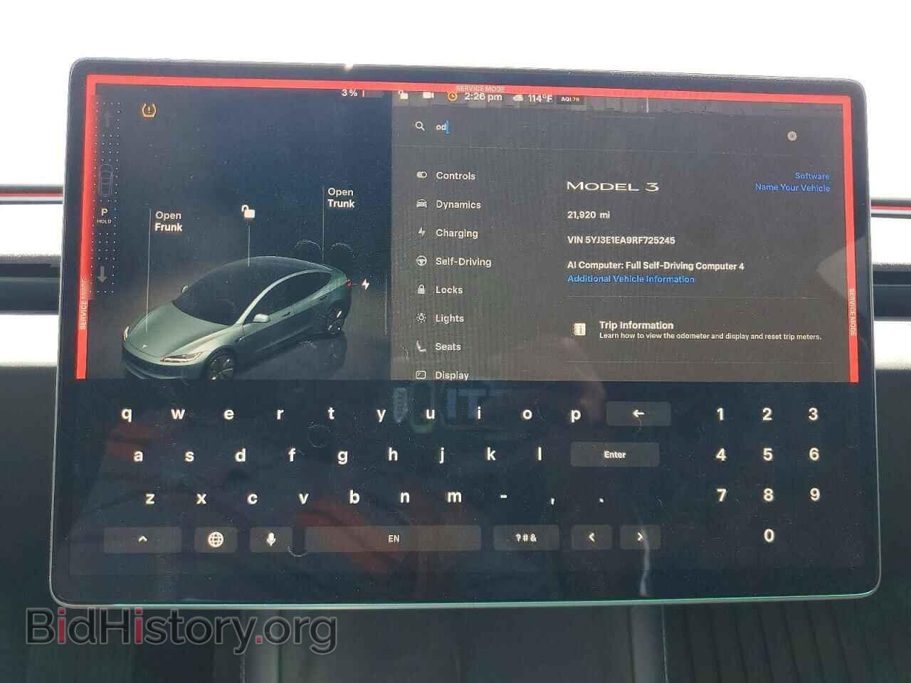 2024 TESLA MODEL 3 - VIN: 5YJ3E1EA9RF725245 - Photo 9