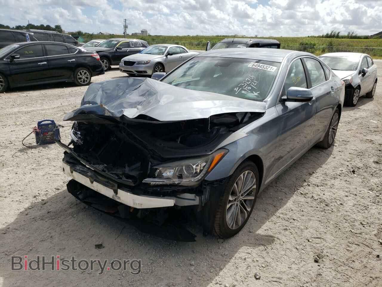 2015 HYUNDAI GENESIS - VIN: KMHGN4JEXFU059684 - Фото 2