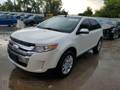 2012 Ford EDGE SEL, белый — VIN 2FMDK3JC2CBA89641, Copart