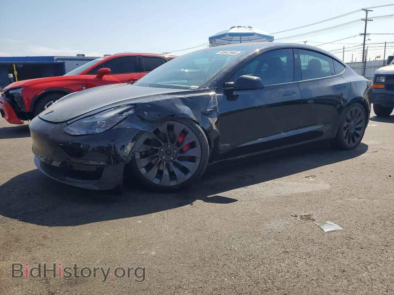 Photo 5YJ3E1EC9MF001582 - TESLA MODEL 3 2021
