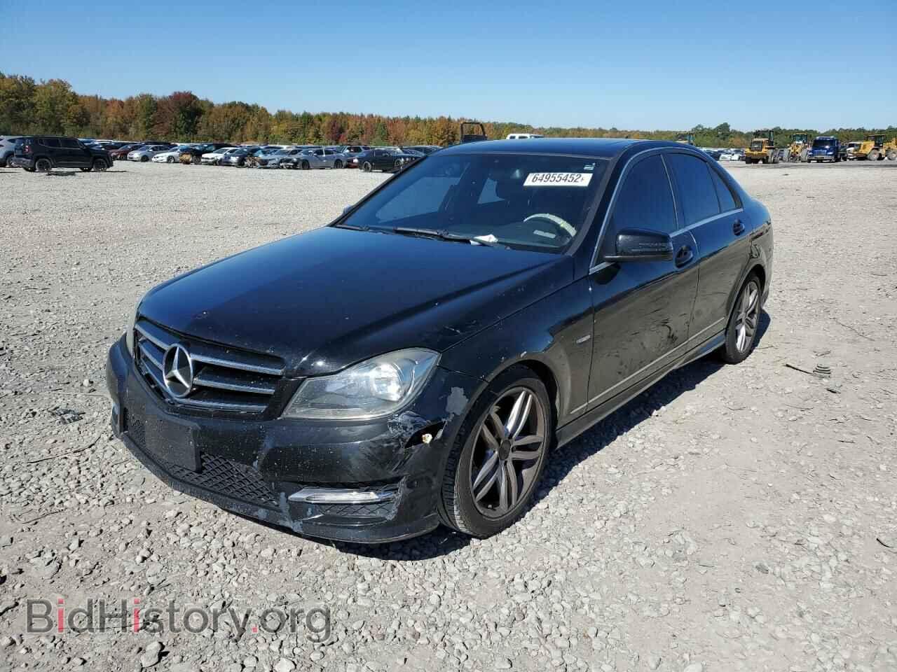 2012 MERCEDES-BENZ C-CLASS - VIN: WDDGF4HB1CA639325 - Фото 2