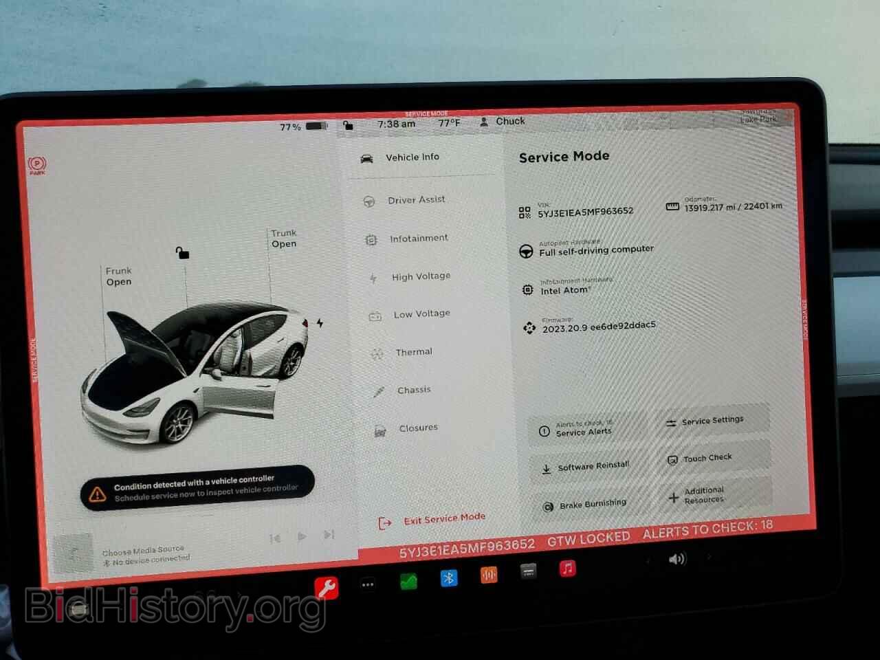 2021 TESLA MODEL 3 - VIN: 5YJ3E1EA5MF963652 - Photo 9