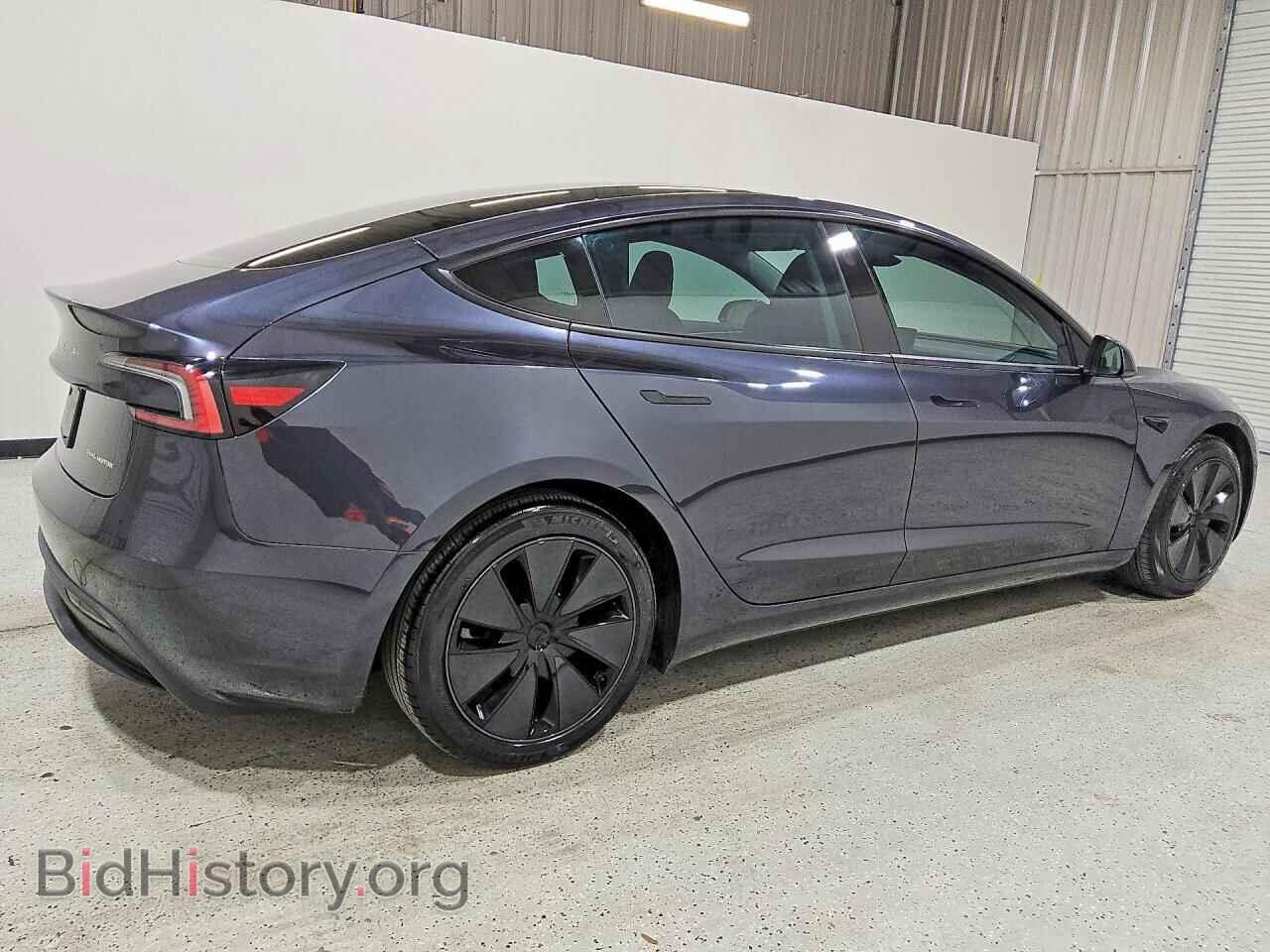 2024 TESLA MODEL 3 - VIN: 5YJ3E1EB9RF750459 - Фото 3