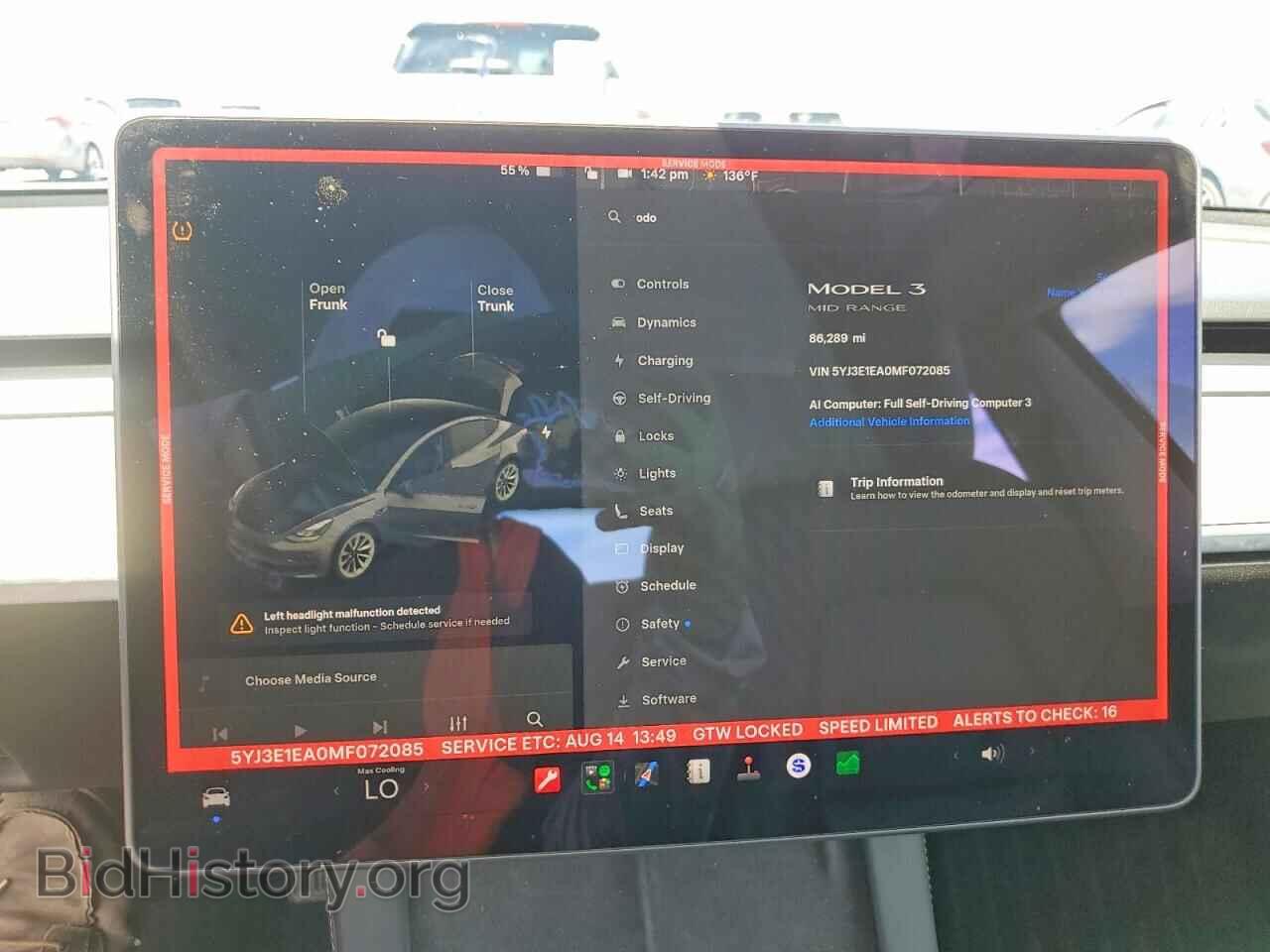 2021 TESLA MODEL 3 - VIN: 5YJ3E1EA0MF072085 - Фото 9