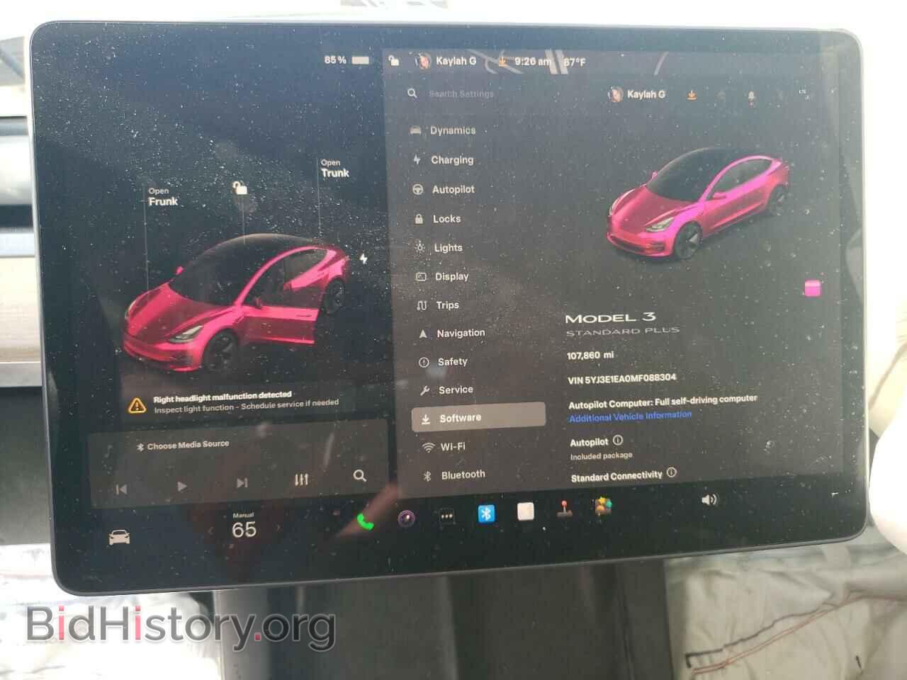 2021 TESLA MODEL 3 - VIN: 5YJ3E1EA0MF088304 - Photo 9
