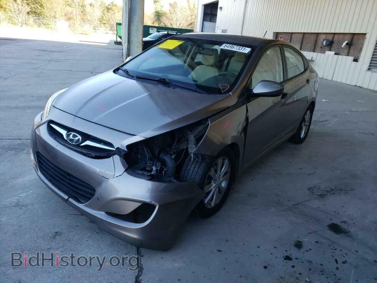 2012 HYUNDAI ACCENT - VIN: KMHCU4AE0CU195545 - Фото 2