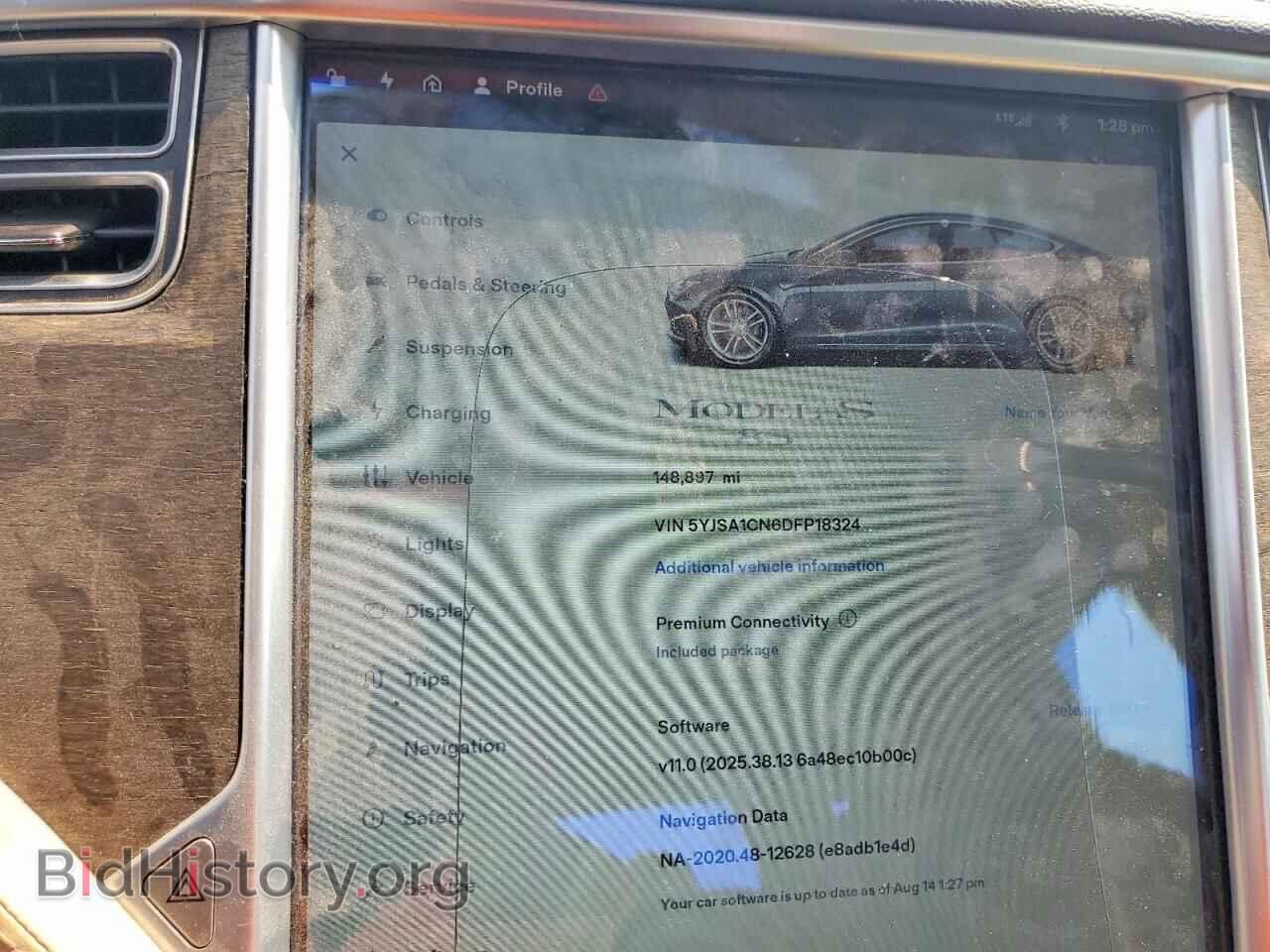 2013 TESLA MODEL S - VIN: 5YJSA1CN6DFP18324 - Фото 9