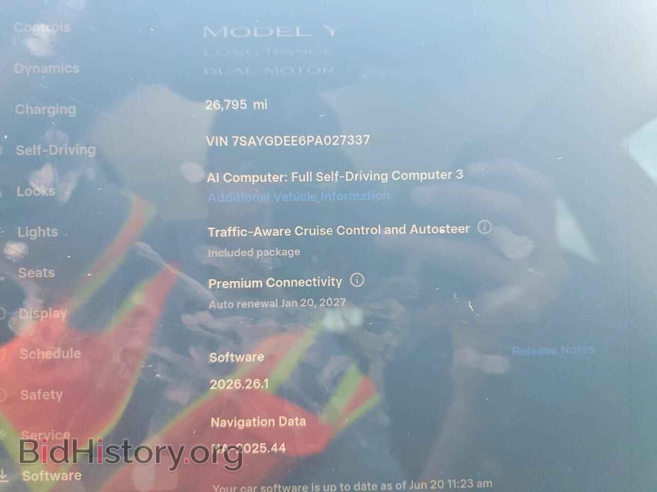 2023 TESLA MODEL Y - VIN: 7SAYGDEE6PA027337 - Photo 9