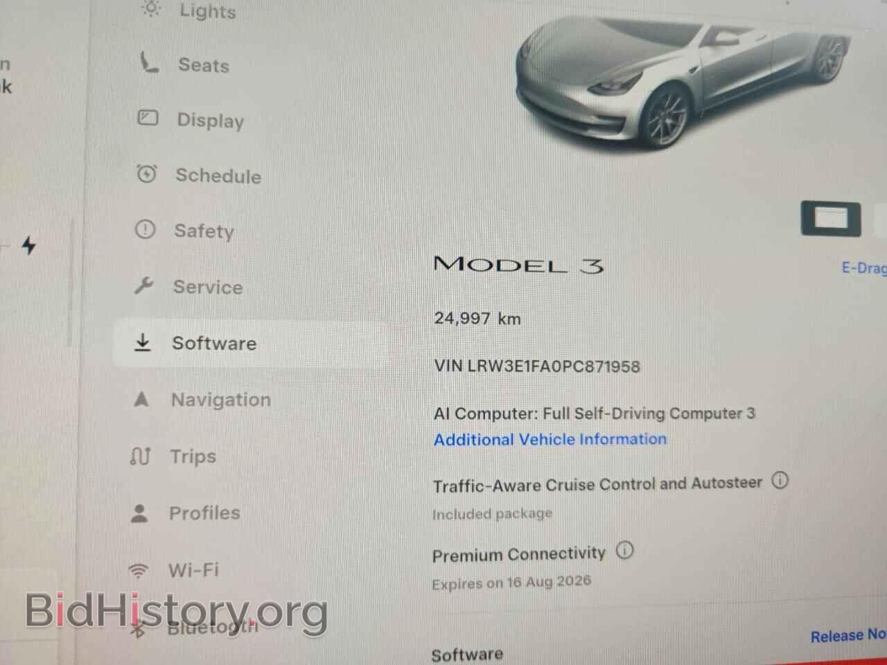 2023 TESLA MODEL 3 - VIN: LRW3E1FA0PC871958 - Photo 9
