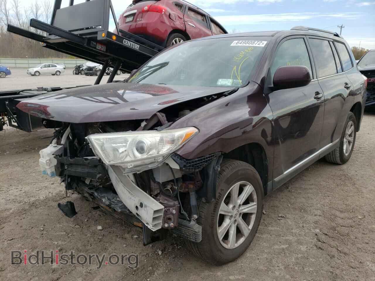 2013 TOYOTA HIGHLANDER - VIN: 5TDBK3EH8DS203806 - Фото 2