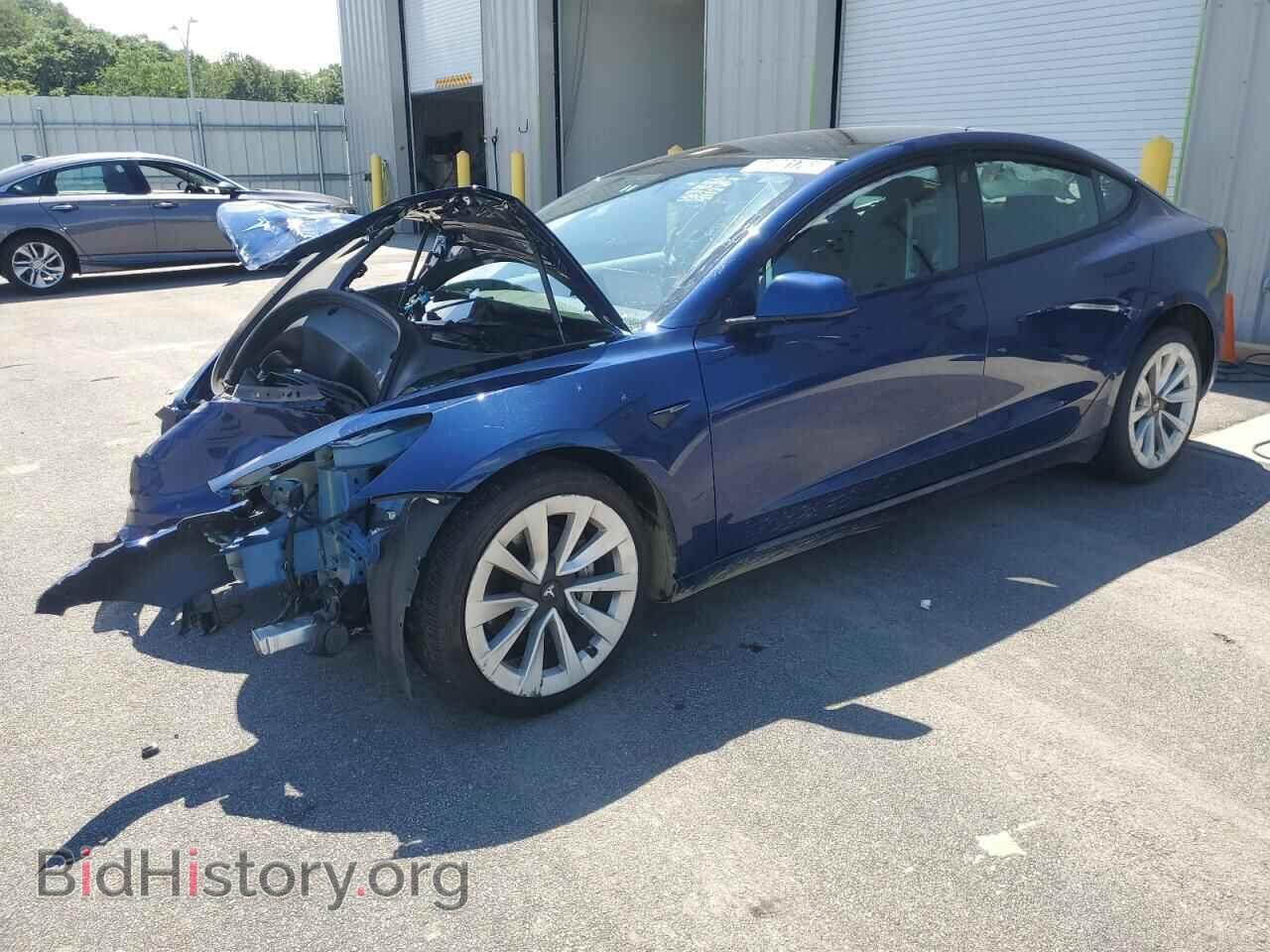 Photo 5YJ3E1EA9NF190900 - TESLA MODEL 3 2022