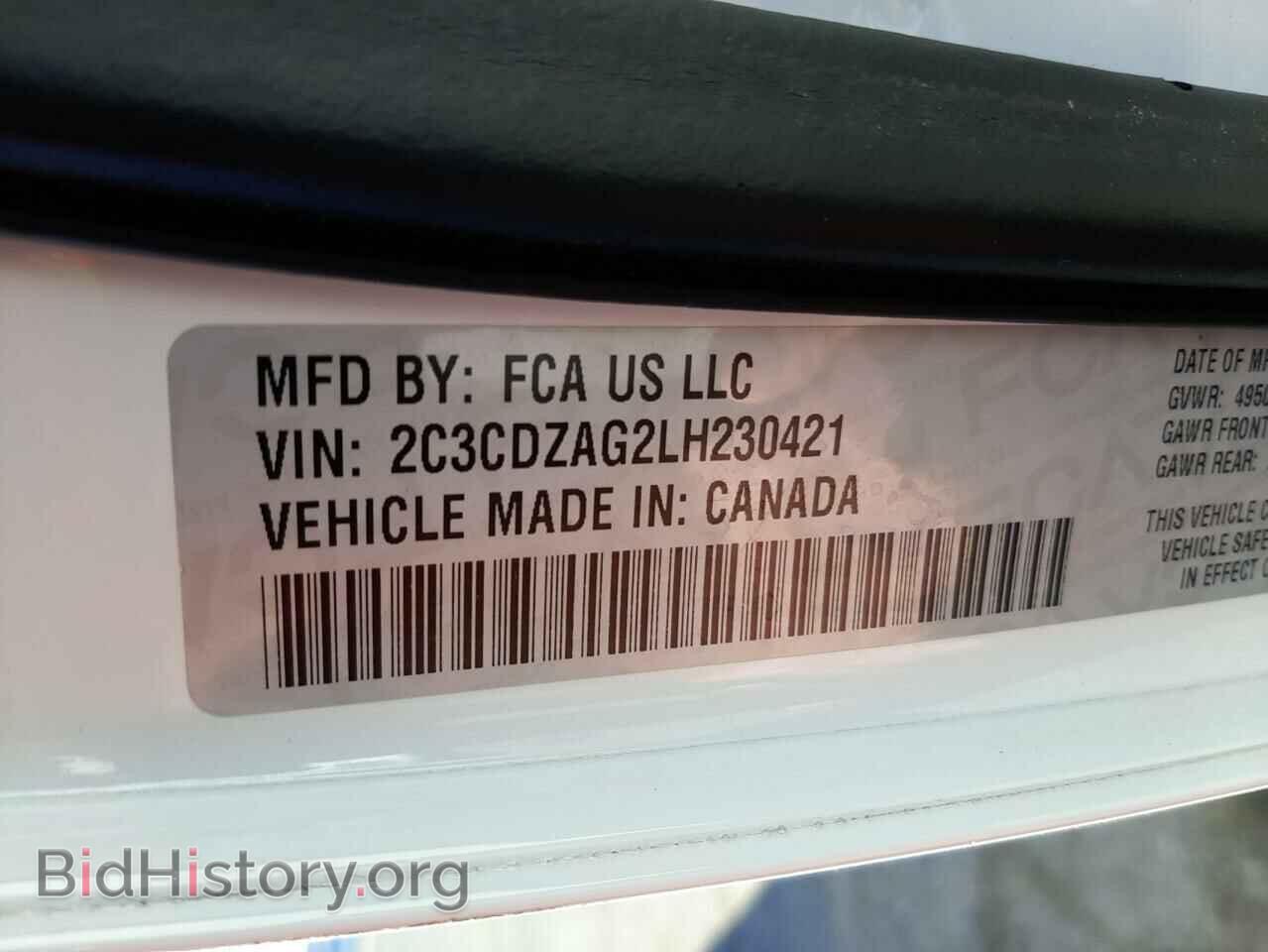 2020 DODGE CHALLENGER - VIN: 2C3CDZAG2LH230421 - Фото 10