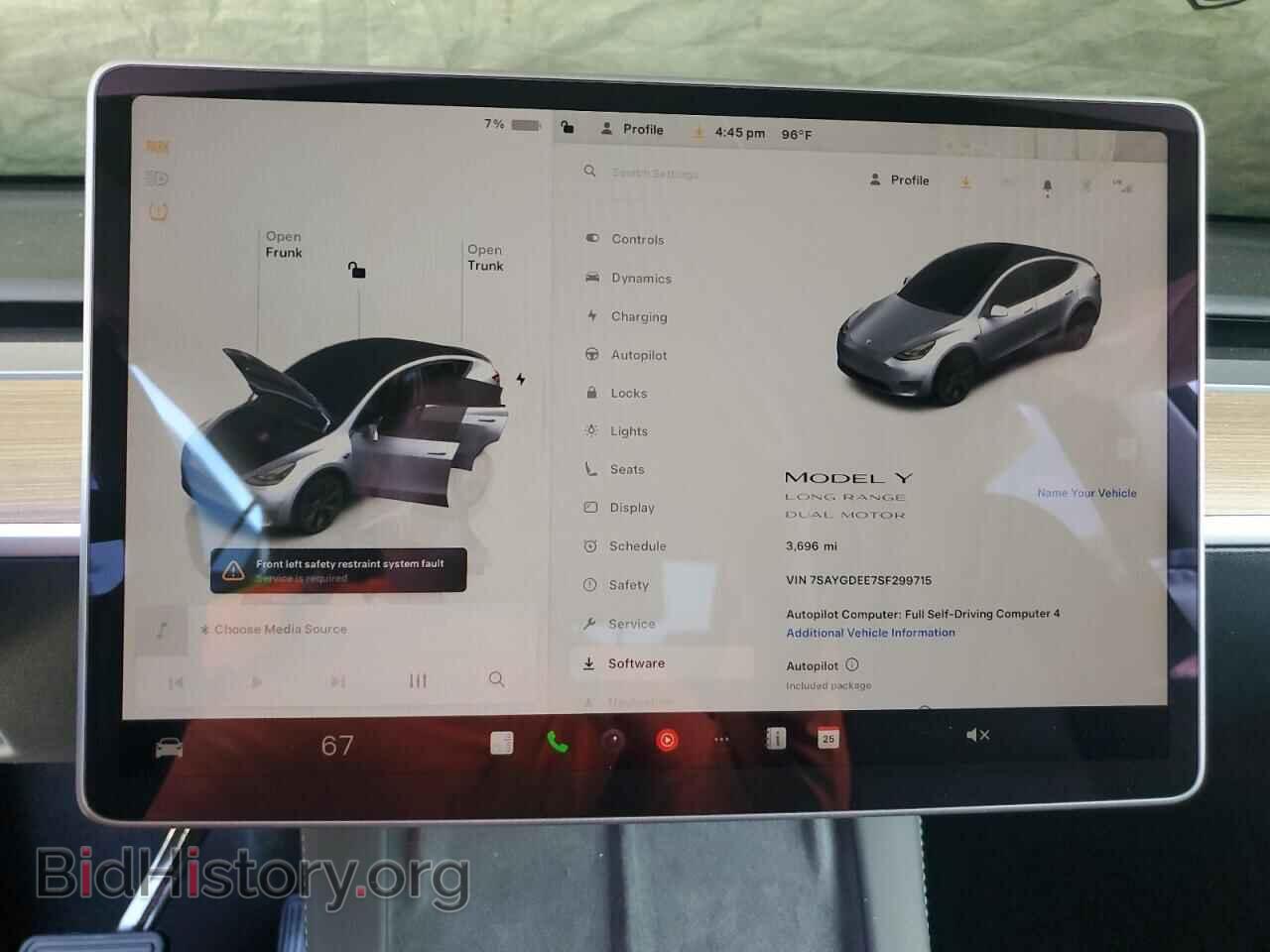 2025 TESLA MODEL Y - VIN: 7SAYGDEE7SF299715 - Фото 9