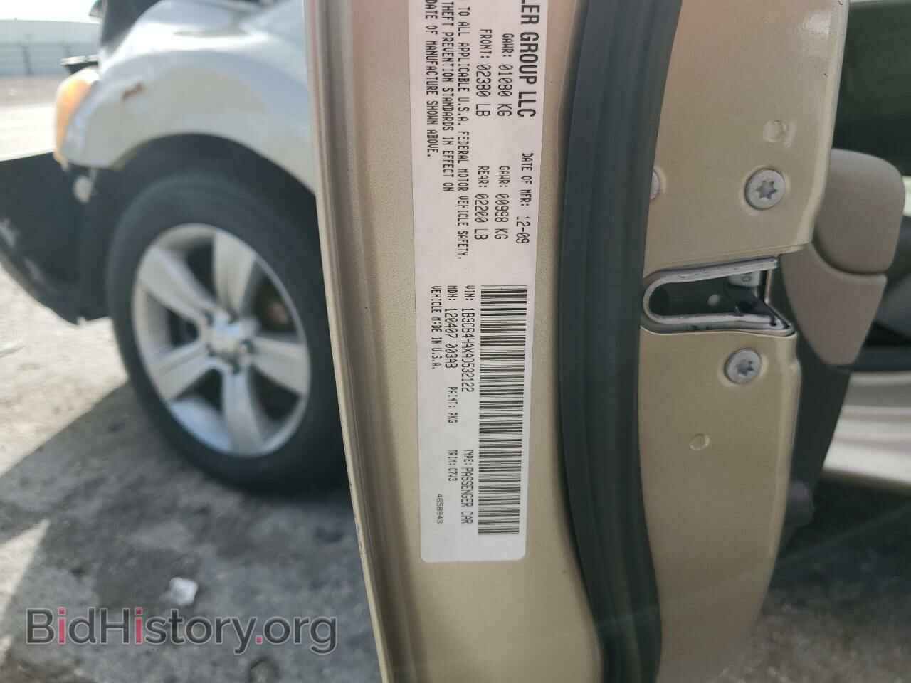 2010 DODGE CALIBER - VIN: 1B3CB4HAXAD532122 - Фото 10